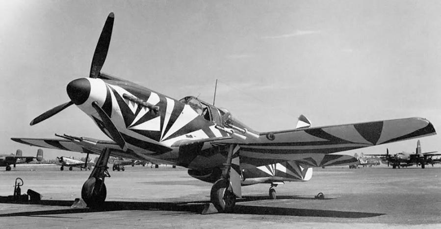 North american p 51a mustang dazzle camouflage