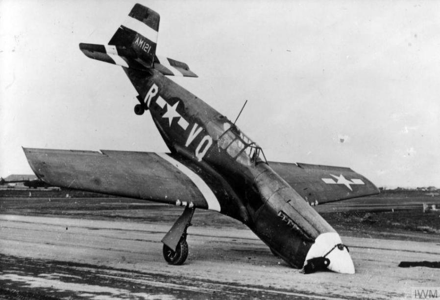 P 51 mustang vq r number am121 496th fighter training group 2