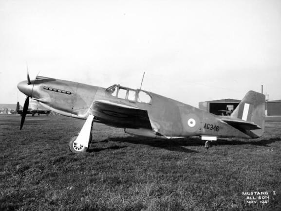 Mustang mk i ag346 november 1941