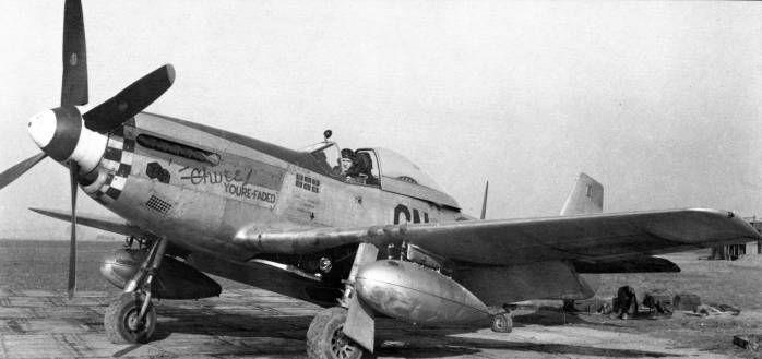 Mustang p 51d chute you re faded 339th fg